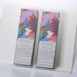 Cosmetic Box custom design printed skin care packaging box hand cream color box
