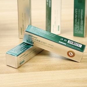 Custom cosmetic packaging box color box on reverse varnish UV printing color card box