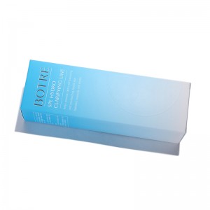Skincare packaging box custom factory design essence oil box white cardboard cosmetic carton customised