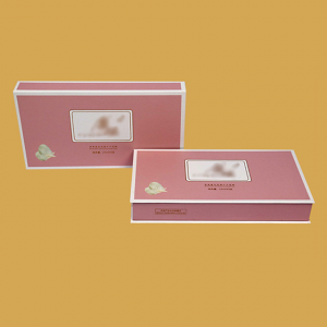 Wholesale Pink Hard Paper Essence Oil Packaging Empty Rigid Cosmetic Box