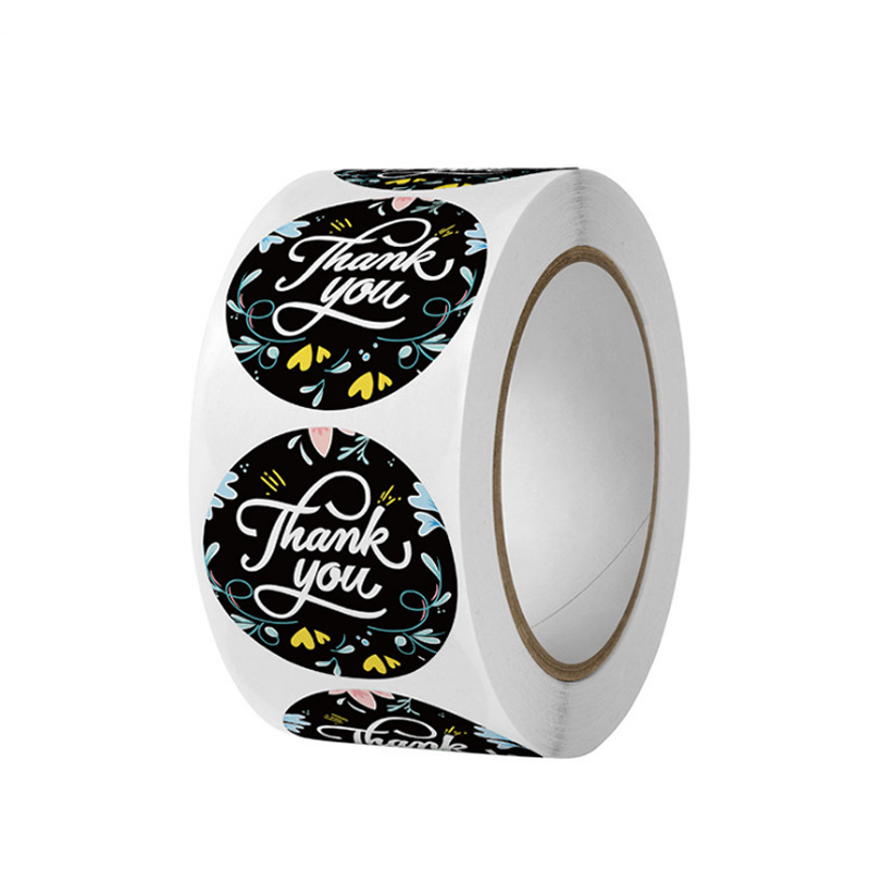 500pcs Thank You Labels Per Roll 1″ Round Thank You Stickers for Small Business Featured Image