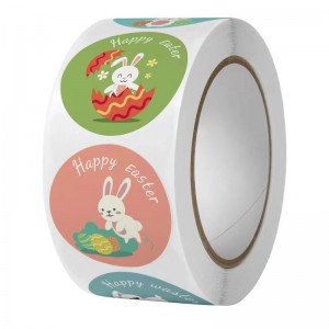Cute Funny Gifts Amazon Rabbit Easter 8 Types Cartoon Stickers for Party Decoration Gift Stickers