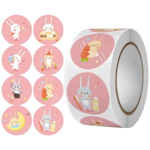 OEM Factory for Cosmetic Gift Box - 2022 Custom Waterproof Scratch Resistant Beautiful Reward Label Kids Gift Animal Cartoon Adhesive Label Stickers – Spring Package