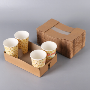 Eco Friendly Party Chocolate Cookie Kraft Paper Boxes Dessert box Paperboard Food Burger Boxes