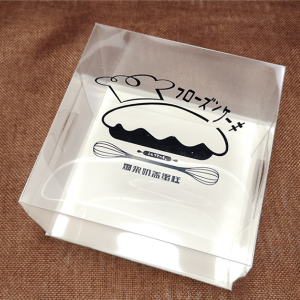 China OEM Wholesale Custom Printed Different Sizes of Disposable Cake Food Packaging Gift Box with Clear Window