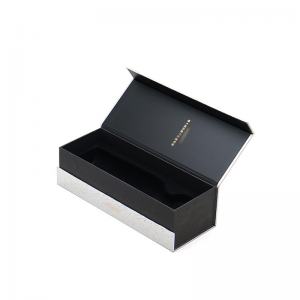 High-grade Silver Magnetic Packaging with Personal Logo Custom Printing Rigid Box