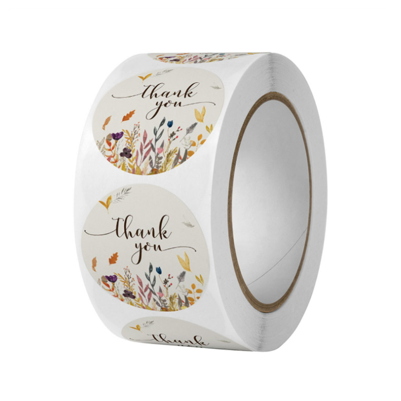Hot Sale for Fancy Present Wrapping - Custom Printing personalised stickers Logo Round Adhesive Label – Spring Package