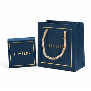 Hot Sale Custom Logo Printed Luxury Recycled Packaging Jewelry kraft Paper Bag