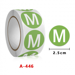 Factory Directly Cheap 25*25mm Waterproof Self-Adhesive Thermal Paper Label Round Color Printing Paper