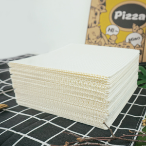 Factory China All Sizes Pizza Packaging Corrugated Board Paper Clamshell Box and Pizza Greaseproof Paper