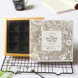 Custom Printing Luxury Paper Empty Gift Box Chocolate Packaging Box for Chocolate