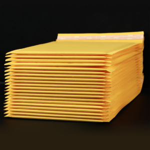 Custom Logo Printing Express Shipping Protective Envelopes Yellow Kraft Paper Bubble Bag Gift Mailer Bags