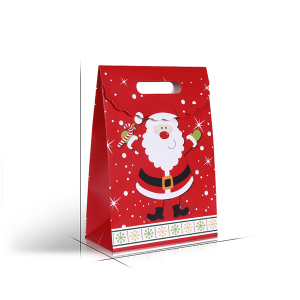 2022 Wholesale Custom Fashion Christmas Shopping Wrapping Packaging Paper Gift Bag