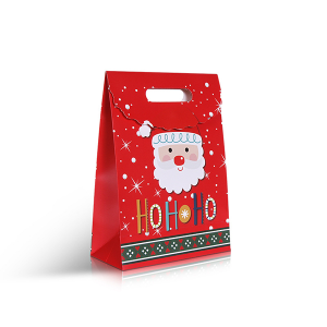 China Supplier China Wholesale Custom Print Logo Kraft Paper Bag for Christmas Gift Package