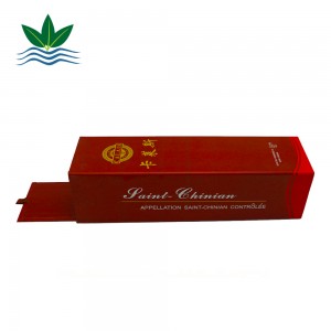 Best-Selling Wrapping Rectangular Box - Brand Logo Printing Custom Gold Foil Stamping Paper Set Wine Package Paper Boxes – Spring Package