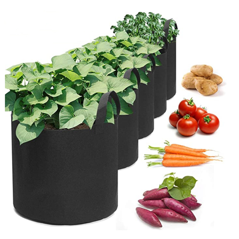 Potato Pots Plant Grow Bags Planting Bag Home Garden Fruit Fabric Plants Bags 4/7/10 Gallon