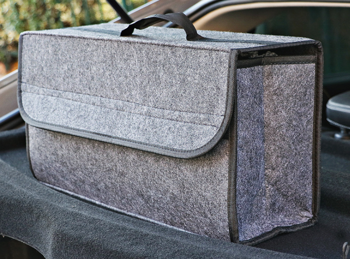 Auto Polyester Felt Car Organizer Bags Car Trunk Storage Box For Car Storage
