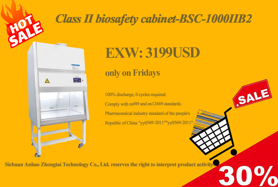 Class II biosafety cabinet Promotion on Fridays