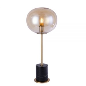 Black marble glass table lamp TD562