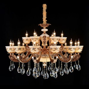 Chandelier 33763Crystal candle simple style high-end LED Chandelier