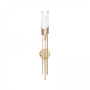 Wall Lamps SPWS-W0016 Elegant luxury, noble and noble design exquisite and gorgeous brass and crystal glass stimulate the charm of residential hotel wall lamps