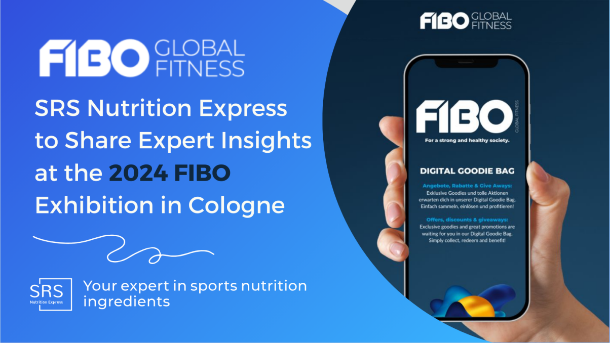 SRS Nutrition Express partagera les connaissances de ses experts lors du salon FIBO 2024 à Cologne