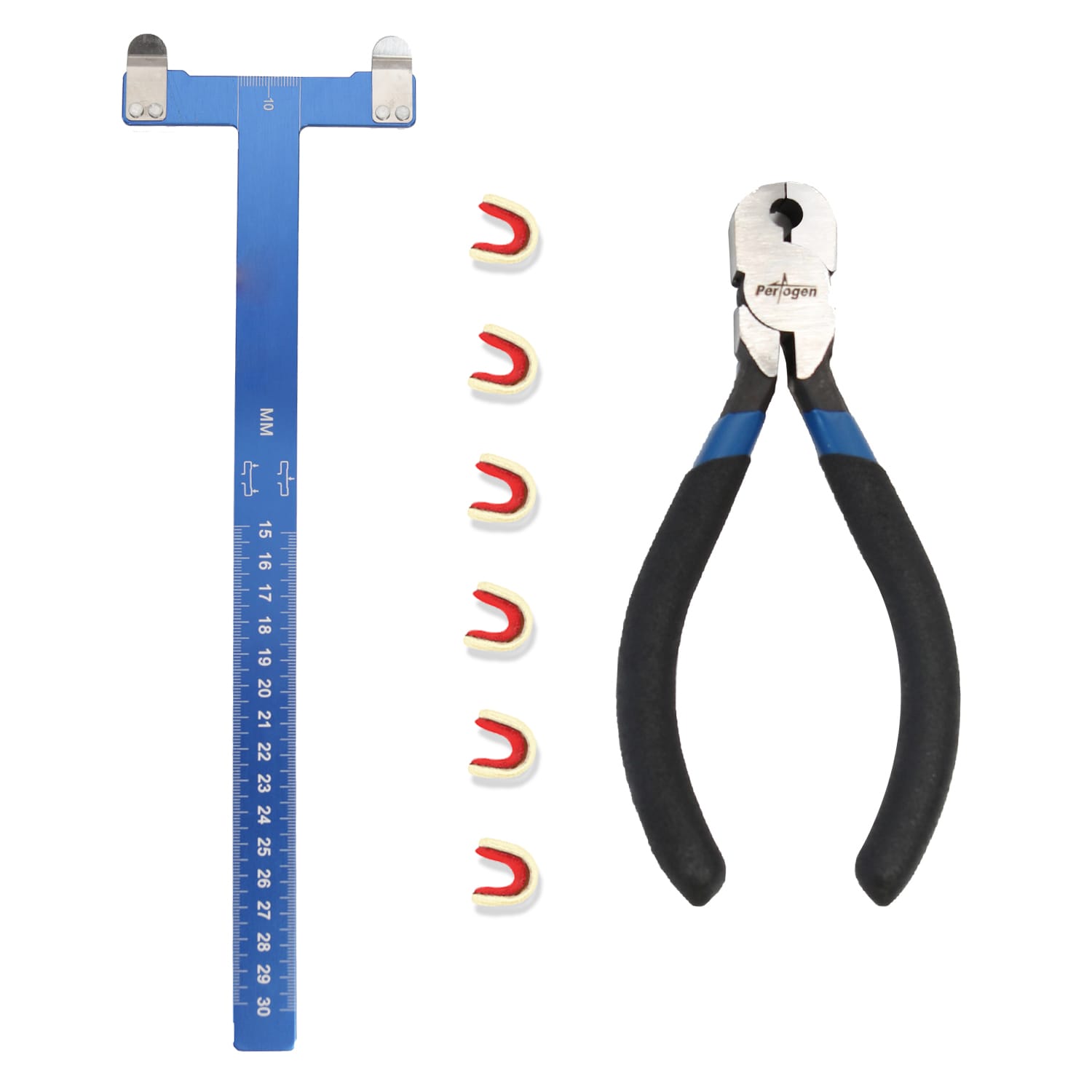 Pro Nock Set Pliers with Bow Nocking Points and Screw-On Arrow Rest 