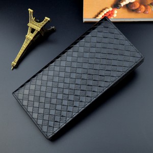 Brand new design plaid pattern men’s wallet multi-card simple adult wallet large-capacity fashion casual student wallet