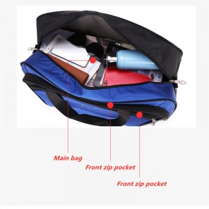 Large-capacity outdoor leisure portable travel bag, light luggage bag, men’s and women’s fitness sports bag