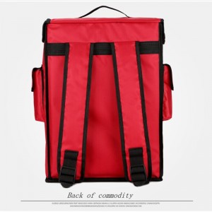 New style 43L takeaway bag backpack portable insulation bag waterproof Oxford cloth meal delivery pizza insulation bag