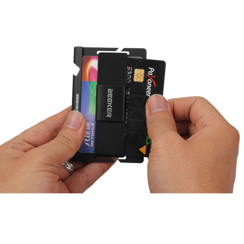 Factory wholesale Rfid Wallet - Wallet-shielded card holder with wallet-expandable minimalist wallet design-ultra-thin men’s wallet – Sansan