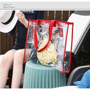 Simple portable travel waterproof pvc beach bag multifunctional jelly bag travel bag beach swimming bag