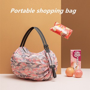 Folding and storing environmental protection shopping bag single shoulder diagonal span portable large environmental protection shopping bag