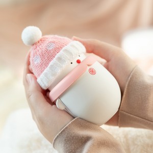 Mini Hand Warmer, Cute Snowman Rechargeable Warm Handbags, Portable Electric Heater