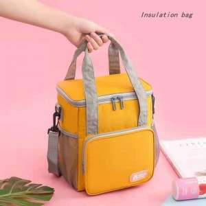 Portable single-shoulder large-capacity insulation bag thickened outdoor picnic multi-function cold storage bag leisure business lunch bag