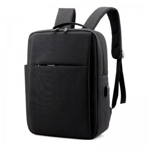 Simple multifunctional USB laptop backpack outdoor travel backpack business office bag