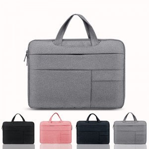 Simple and lightweight multi-purpose notebook computer protective cover handbag business office handbag