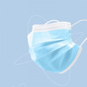 Spot disposable mask adult three-layer anti-dust non-woven fabric plus melt blown cloth protective daily civilian grade breathable