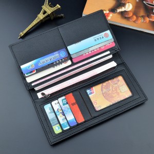Professional China China Taro Purple Custom Logo Long Women Wallet Leather Coin Purse Card Holder Fashion Wallet Purse