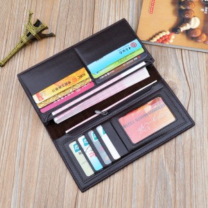 Fashion pattern new style men’s wallet casual multi-card student wallet long adult wallet