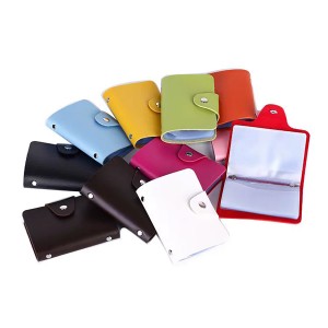 Soft Leather Case Wallet Bag Holder for 20 Credit Cards