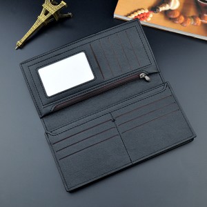 Brand new design plaid pattern men’s wallet multi-card simple adult wallet large-capacity fashion casual student wallet