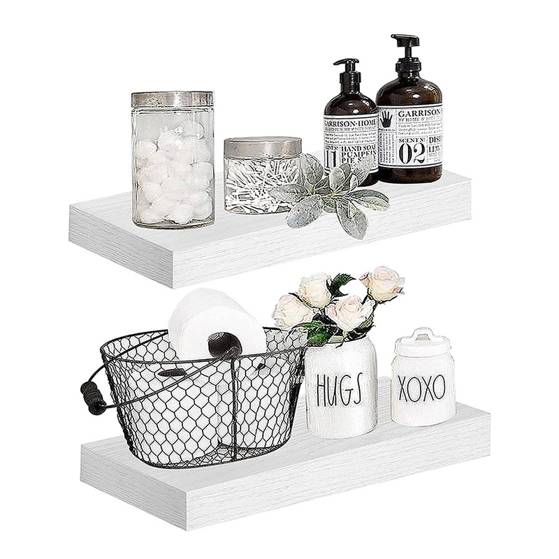 White floating shelves 24-inch set of 2 Featured Image
