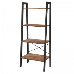 4-tier Ladder Bookshelf Storage Rack