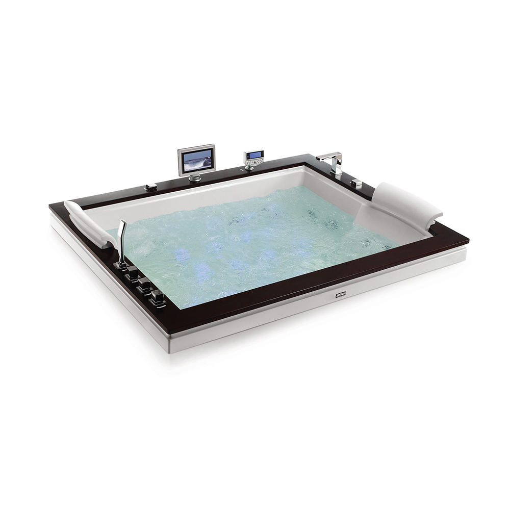 100% Original Solid Surface Bathtub - SSWW MASSAGE BATHTUB A510 FOR 2 PERSONS 1850×1500MM – SSWW