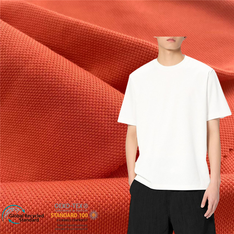 Pure 100% Cotton Fabric for T-shirt, Polo Shirt Unblenched/Blenched