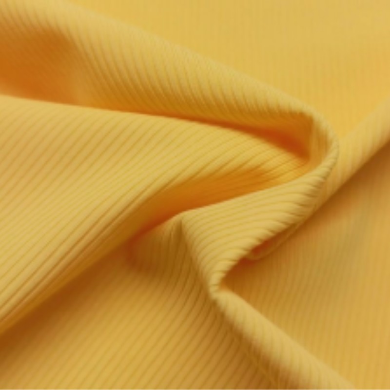 China Recycled Polyamide Elastane 2×2 Rib Fabric for Swimsuit