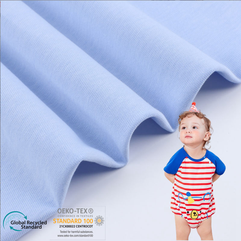 Екологічно чиста перероблена модальна еластична тканина для толстовок, блузок, футболок, сорочок поло, пуловерів.