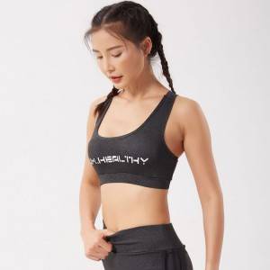 High impact fitness racerback ladies custom sports bras private label