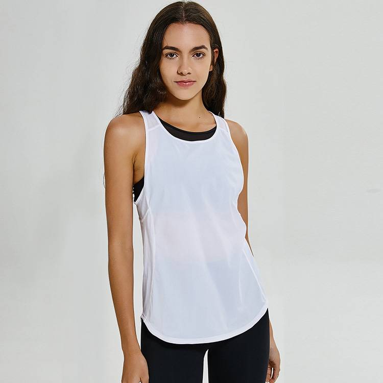 Wholesale Ladies Workout Pants Suppliers - Women’s Soft Jersey Knit Scoop Neck Sleeveless Loose Tank Top – Stamgon